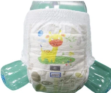 Ziehen Sie Babywindel hoch